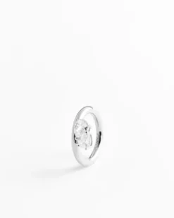 Sopra Doppio Pera Ring Silver
