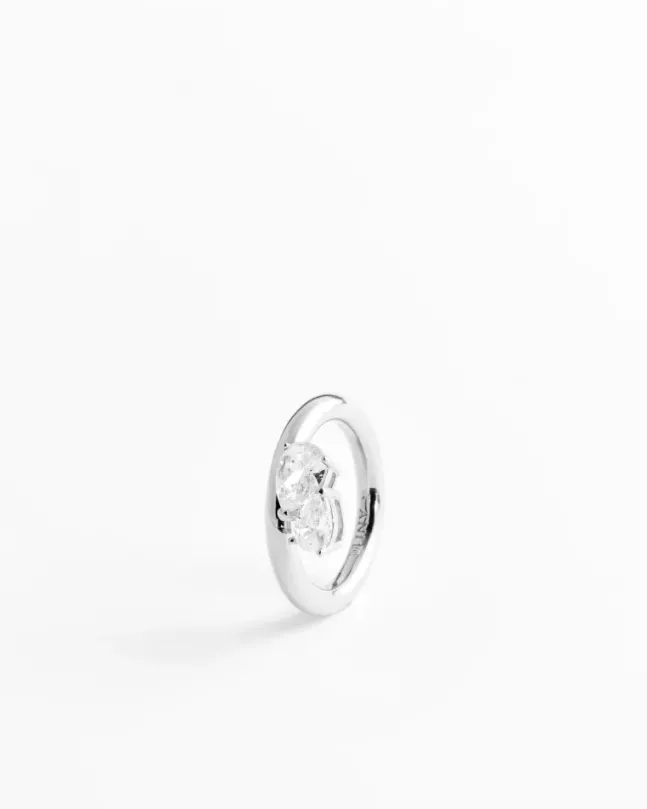 Sopra Doppio Pera Ring Silver