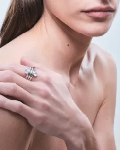 Sopra Pera Ring Silver