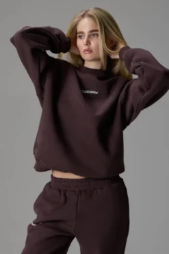 Sports Studio Crewneck Saddle Brown