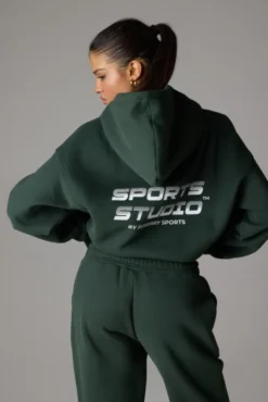Sports Studio Hoodie Evergreen