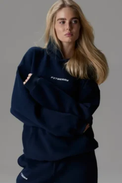 Sports Studio Hoodie Navy
