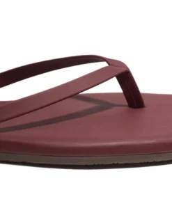 Square Toe Lily Burgundy