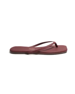 Square Toe Lily Burgundy