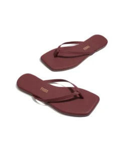 Square Toe Lily Burgundy