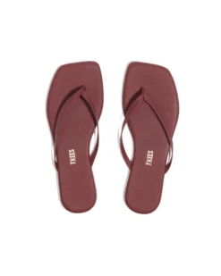 Square Toe Lily Burgundy