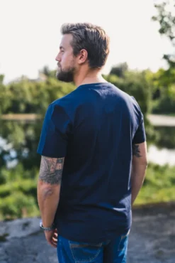SS Patch Logo Tee Navy