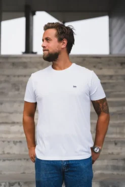 SS Patch Logo Tee White