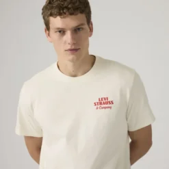 SS Relaxed Fit Tee Archival Overalls Egret