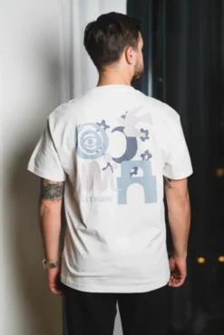 SS Relaxed Graphic Tee Ecru