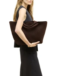 St Barths Medium Tote Chocolate