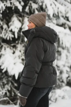 Steilia Brushed Down Jacket Dark Green
