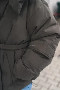Steilia Brushed Down Jacket Grey