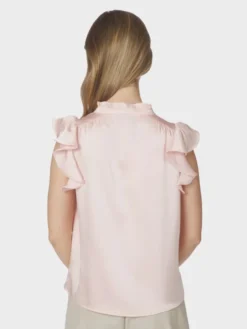 Stella Heavy Sateen Blouse Light Pink