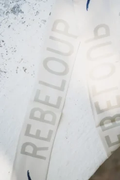 Striped Slim Scarf Rebeloup Logo