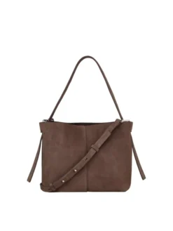 Suede Fraya Small Bag Hot Fudge Brown