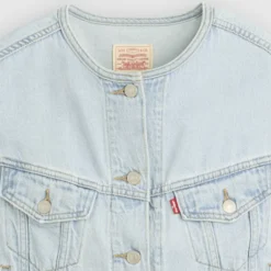 90S Vest Top Indigo Worn In