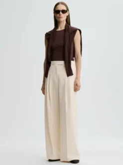 Taalia Trousers Soft White