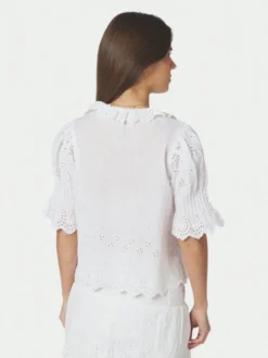 Talise Emb Blouse White