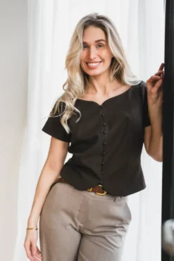 Tango Structure Top Dark Brown
