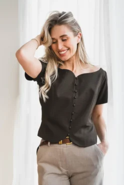 Tango Structure Top Dark Brown