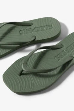Tapered Flip Flops Green