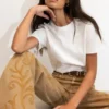 Taylor Embroidered Camel