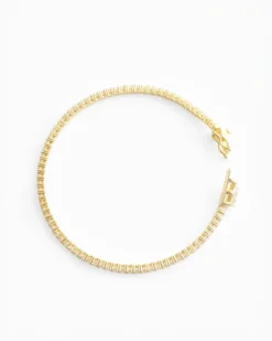 Tennis Bracelet Gold 2 mm
