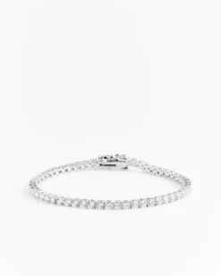 Tennis Bracelet Silver 2 mm
