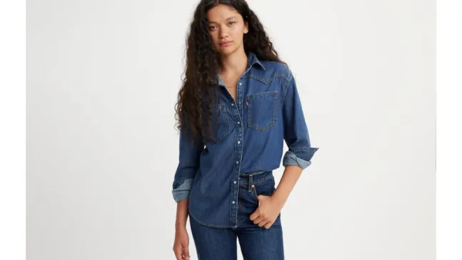 Teodora Western Shirt Air Space