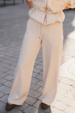 Terry Denim Pant Bisquit