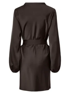 Thea LS Dress Coffee Bean