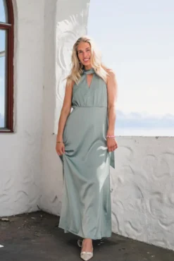 Thea SL Maxi Dress Green Milieu