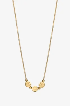 The Mom Necklace Gold