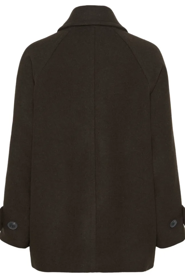 Thora Minona Coat R Chocolate Brown