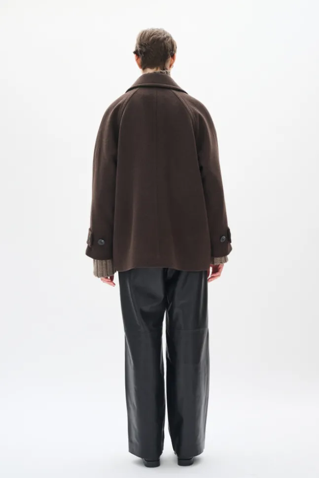 Thora Minona Coat R Chocolate Brown