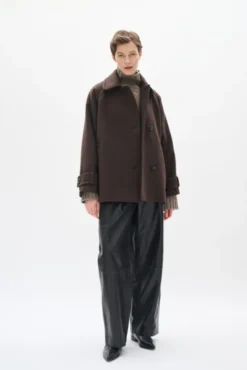 Thora Minona Coat R Chocolate Brown