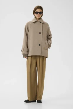 Thora Minona Coat R Sandy Grey Melange