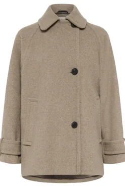 Thora Minona Coat R Sandy Grey Melange