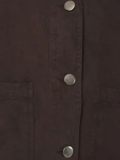 Tikken Solid Jacket Dark Brown