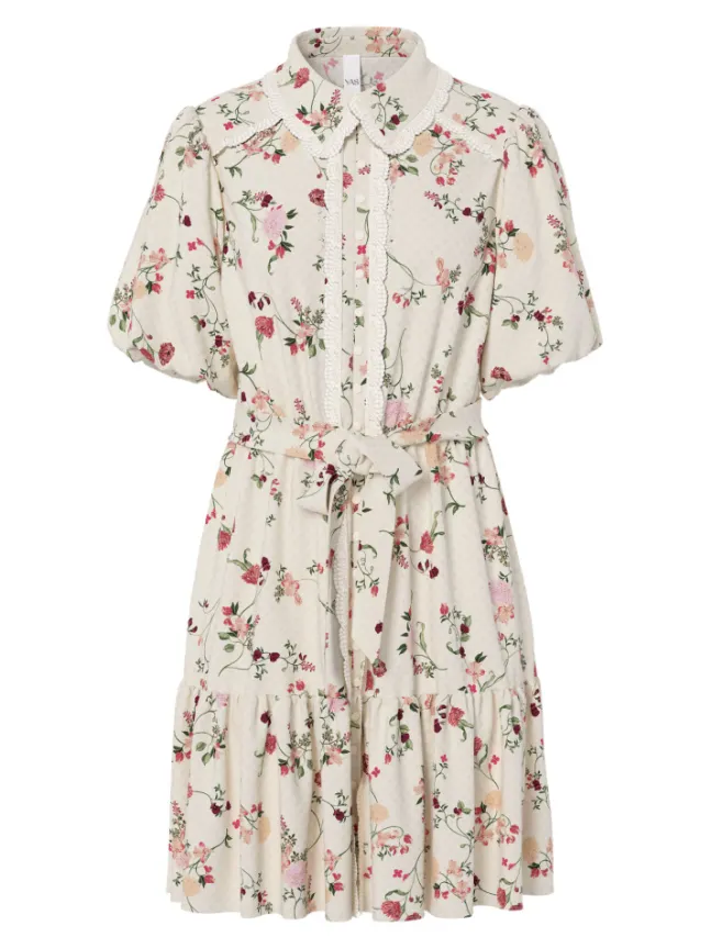 Tilera SS Shirt Dress Birch New Botira Print