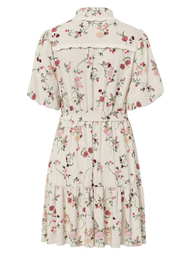 Tilera SS Shirt Dress Birch New Botira Print