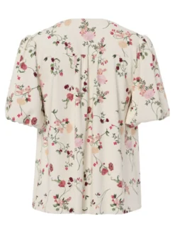 Tilera SS V-Neck Shirt Pristine New Botari Print
