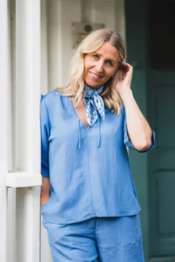 Tilli Blouse Blue Yonder