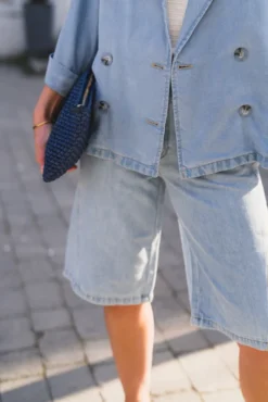 Tilly SS Blazer Fade Denim