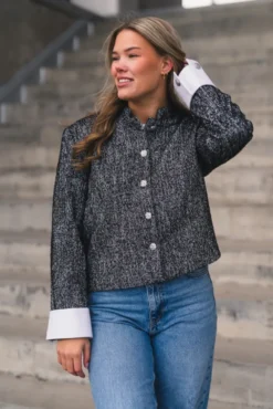 Toriva LS Jacket Black Grey Melange