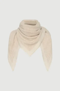 Triangle Scarf Cream/Light Beige