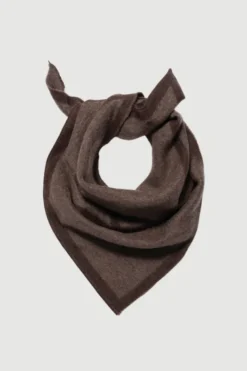 Triangle Scarf Small Cacao/Tobacco