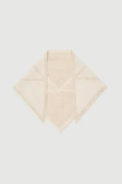 Triangle Scarf Small Cream/Light Beige