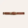Tribel Belt Nutmeg Gold